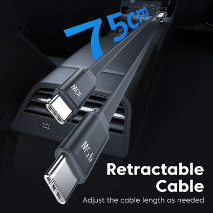 105W Retractable Car Charger — Fast Charge All Your Devices At Once
