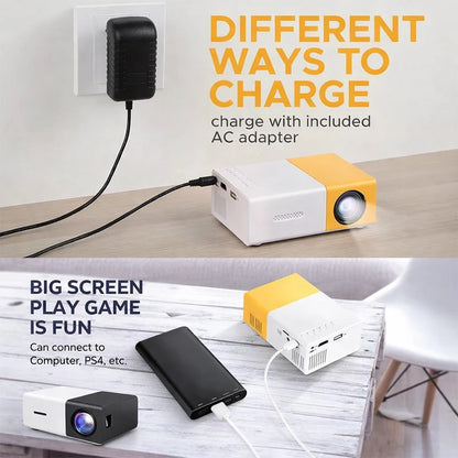 YG300 Mini Portable Projector