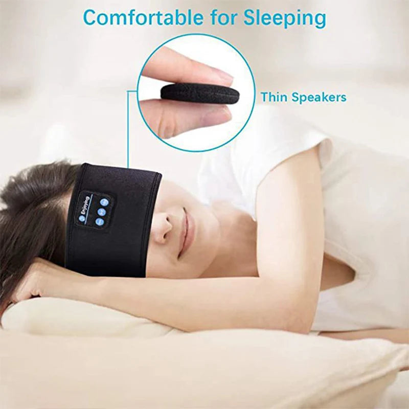 Bluetooth Sleep Headband — Wireless Music Eye Mask for Sleep & Sport