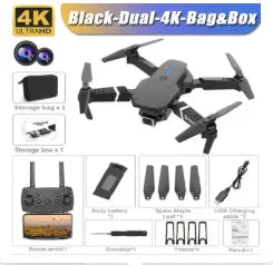 E88 Pro 4K Drone — WiFi FPV Camera Drone with Foldable Design