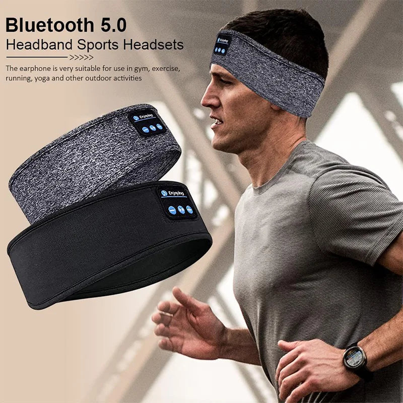 Bluetooth Sleep Headband — Wireless Music Eye Mask for Sleep & Sport