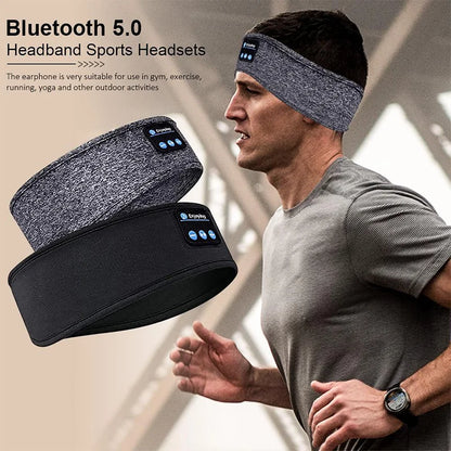 Bluetooth Sleep Headband — Wireless Music Eye Mask for Sleep & Sport