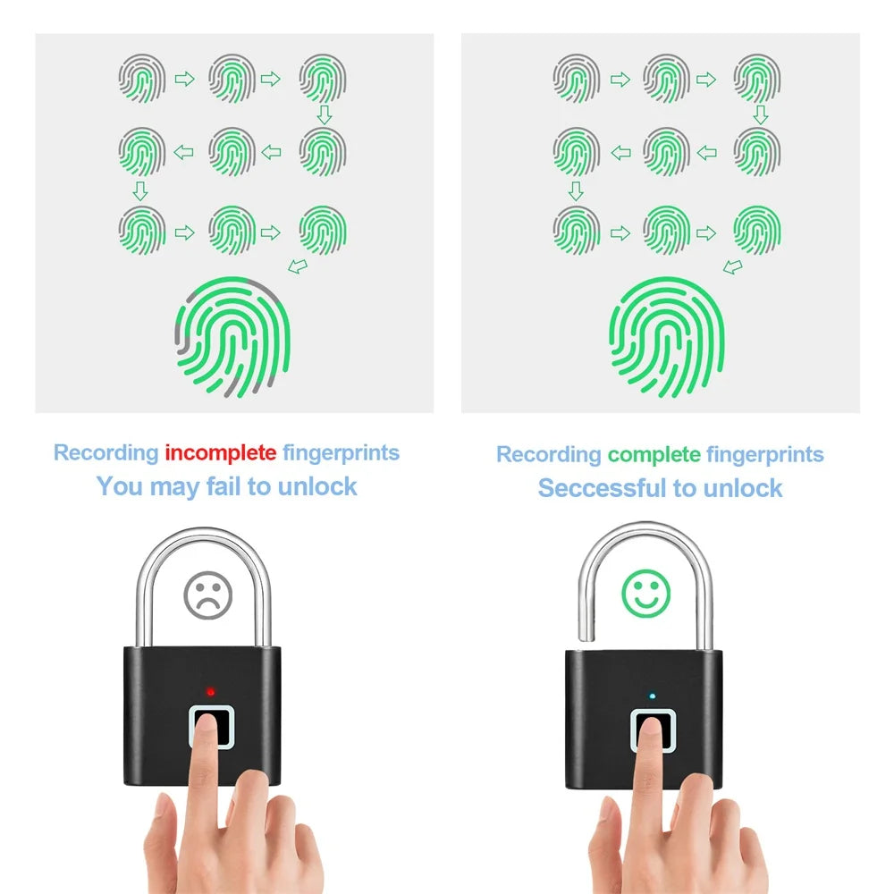 Smart Fingerprint Padlock